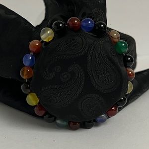 Multi colored beaded bracelet